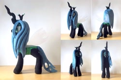 Size: 3082x2027 | Tagged: safe, artist:azdaracylius, imported from derpibooru, queen chrysalis, changeling, changeling queen, high res, irl, photo, plushie, solo