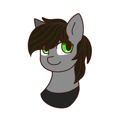 Size: 1200x1200 | Tagged: safe, artist:foxx_grey_art, imported from derpibooru, oc, pegasus, pony, bust, green eyes, simple background, white background