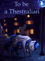 Size: 1024x1395 | Tagged: safe, artist:toonebs, imported from derpibooru, oc, oc only, bat pony, pony, bat pony oc, deviantart watermark, fanfic, fanfic art, fanfic cover, obtrusive watermark, watermark