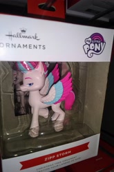 Size: 2160x3264 | Tagged: safe, imported from derpibooru, zipp storm, pegasus, pony, christmas, christmas ornament, decoration, g5, hallmark, holiday, irl, merchandise, official, palindrome get, photo, solo