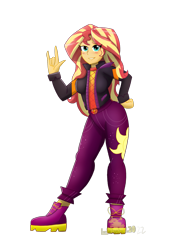 Size: 1399x2044 | Tagged: safe, artist:lordshrekzilla20, imported from derpibooru, sunset shimmer, human, equestria girls, female, simple background, solo, transparent background