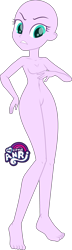 Size: 1387x4816 | Tagged: safe, artist:emperor-anri, imported from derpibooru, oc, oc only, human, equestria girls, barefoot, base, breasts, featureless breasts, feet, female, signature, simple background, solo, transparent background