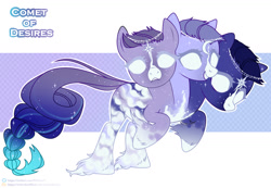 Size: 1280x887 | Tagged: safe, artist:elberas, imported from derpibooru, oc, oc only, pony, conjoined, ethereal mane, glowing, glowing eyes, rearing, starry mane, unshorn fetlocks