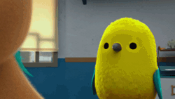 Size: 600x338 | Tagged: safe, imported from derpibooru, screencap, hitch trailblazer, bird, earth pony, pony, spoiler:my little pony: make your mark chapter 2, spoiler:myms01e08, 3d, animated, critter magnet, cuddling, cute, g5, gif, have you seen this dragon?, hitchbetes, male, my little pony: make your mark, my little pony: make your mark chapter 2, stallion