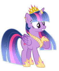 Size: 960x1160 | Tagged: safe, artist:existencecosmos188, artist:raini-bases, imported from derpibooru, twilight sparkle, alicorn, pony, base used, colored wings, crown, ear piercing, earring, ethereal mane, eyelashes, female, gradient wings, grin, hoof shoes, horn, horn ring, jewelry, mare, older, older twilight, peytral, piercing, raised hoof, regalia, ring, simple background, smiling, solo, sparkly wings, starry mane, tiara, transparent background, twilight sparkle (alicorn), wings