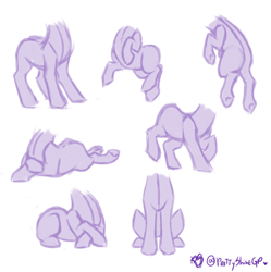 Size: 2308x2320 | Tagged: safe, artist:prettyshinegp, imported from derpibooru, oc, oc only, pony, lying down, prone, simple background, sketch, sketch dump, white background