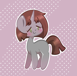 Size: 1473x1457 | Tagged: safe, artist:typhwosion, imported from derpibooru, oc, oc only, oc:zoozy brew, pony, unicorn, simple background, solo