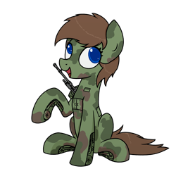 Size: 3000x3000 | Tagged: safe, artist:superderpybot, tank, oc, oc only, original species, pony, tank pony, happy, ponified, ponified vehicle, simple background, tankette, tks, transparent background