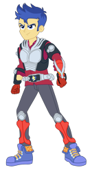 Size: 1900x3629 | Tagged: safe, artist:gmaplay, imported from derpibooru, flash sentry, human, cheer you on, equestria girls, spoiler:eqg series (season 2), converse, kamen rider, kamen rider ryuki, shoes, simple background, solo, transparent background