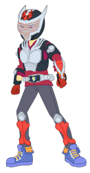 Size: 1900x3629 | Tagged: safe, artist:gmaplay, imported from derpibooru, flash sentry, human, cheer you on, equestria girls, equestria girls series, spoiler:eqg series (season 2), converse, kamen rider, kamen rider ryuki, shoes, simple background, solo, transparent background