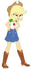 Size: 1800x4103 | Tagged: safe, artist:gmaplay, imported from derpibooru, applejack, human, equestria girls, equestria girls series, rollercoaster of friendship, simple background, solo, transparent background