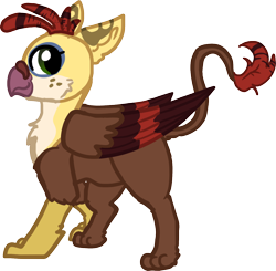 Size: 1394x1364 | Tagged: safe, artist:nootaz, imported from derpibooru, oc, oc only, griffon, chubby, commission, griffon oc, simple background, solo, transparent background