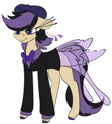 Size: 926x1024 | Tagged: safe, artist:brainiac, imported from derpibooru, oc, oc:shotglass, breezie, fallout equestria, disguise, disguised breezie, fallout equestria:all things unequal (pathfinder), female, mare, simple background, solo, transparent background