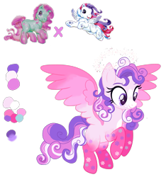 Size: 2343x2500 | Tagged: safe, artist:vernorexia, imported from derpibooru, minty, oc, pegasus, pony, adoptable, angel, blaze (coat marking), coat markings, colored wings, commission, curly mane, facial markings, g3, g4, gradient wings, halo, simple background, snow'el ii, solo, transparent background, wings, winter, winter minty