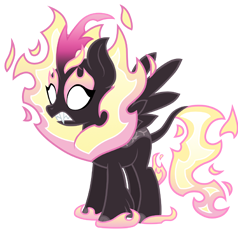 Size: 242x233 | Tagged: safe, imported from derpibooru, fluttershy, kirin, nirik, female, gameloft, kirin fluttershy, kirin-ified, my little pony: magic princess, nirik-ified, simple background, solo, species swap, transparent background