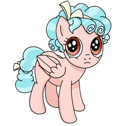 Size: 5635x5875 | Tagged: safe, artist:aldaplayer, idw, imported from derpibooru, cozy glow, pegasus, pony, antagonist, bow, cozybetes, cute, folded wings, freckles, hair bow, redraw, simple background, solo, transparent background, wings
