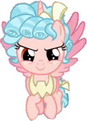 Size: 189x263 | Tagged: safe, artist:pascalmulokozi2, edit, edited screencap, imported from derpibooru, screencap, cozy glow, alicorn, pony, the ending of the end, background removed, female, filly, flying, foal, not a vector, race swap, simple background, solo, transparent background