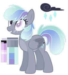 Size: 1012x1104 | Tagged: safe, artist:monochrome-sunsets, imported from derpibooru, oc, pegasus, pony, female, magical lesbian spawn, mare, offspring, parent:rainbow dash, parent:rarity, parents:raridash, simple background, solo, transparent background