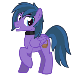 Size: 1200x1200 | Tagged: safe, artist:the smiling pony, imported from derpibooru, oc, oc only, oc:feather freight, pegasus, pony, derpibooru community collaboration, .svg available, 2023 community collab, grin, looking at you, simple background, smiling, solo, svg, transparent background, vector