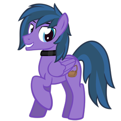 Size: 1200x1200 | Tagged: safe, artist:the smiling pony, imported from derpibooru, oc, oc only, oc:feather freight, pegasus, pony, derpibooru community collaboration, .svg available, 2023 community collab, grin, looking at you, smiling, solo, svg, vector