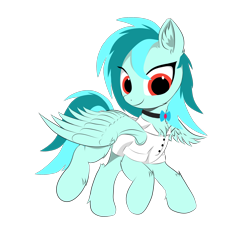 Size: 2160x2160 | Tagged: safe, alternate version, artist:edenpegasus, imported from derpibooru, oc, oc only, oc:icy frost, pegasus, pony, derpibooru community collaboration, 2023 community collab, clothes, female, simple background, solo, transparent background