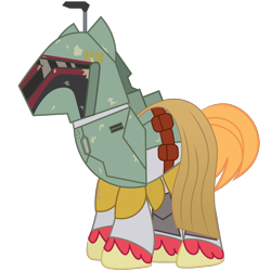 Size: 1200x1200 | Tagged: safe, artist:prixy05, imported from derpibooru, big macintosh, earth pony, pony, armor, beskar'gam, boba fett, helmet, mando'ade, simple background, solo, star wars, transparent background