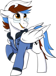 Size: 917x1241 | Tagged: safe, artist:rutkotka, imported from derpibooru, oc, oc only, oc:soul beat, pegasus, pony, derpibooru community collaboration, 2023 community collab, commission, male, pegasus oc, simple background, smiling, solo, stallion, transparent background, your character here