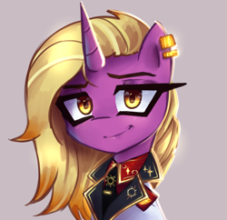 Size: 2940x2851 | Tagged: safe, artist:opal_radiance, imported from derpibooru, oc, oc only, pony, unicorn, female, high res, mare, smiling, solo
