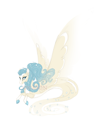 Size: 4200x4700 | Tagged: safe, artist:gigason, imported from derpibooru, oc, oc only, oc:whisper breeze, windigo, absurd resolution, female, obtrusive watermark, offspring, parent:fluttershy, simple background, solo, transparent background, watermark