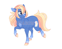 Size: 2900x2300 | Tagged: safe, artist:gigason, imported from derpibooru, oc, oc:snowshoe, earth pony, pony, female, mare, obtrusive watermark, offspring, parent:double diamond, parent:rainbow dash, parents:doubledash, simple background, solo, transparent background, watermark