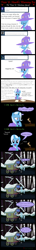 Size: 1450x9935 | Tagged: safe, artist:evil-dec0y, imported from derpibooru, trixie, oc, oc:ghost, pony, unicorn, comic:trixie vs., comic:trixie vs. hearth's warming, 2012, ask, cape, clothes, comic, duo, duo female, female, hat, hearth's warming eve, it begins, mare, nostalgia, old art, text, thumbnail is a stick, trixie's cape, trixie's hat, trixie's wagon, tumblr, wagon