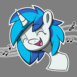 Size: 1000x1000 | Tagged: safe, artist:la hum, imported from derpibooru, dj pon-3, vinyl scratch, unicorn, female, mare