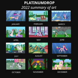 Size: 2048x2048 | Tagged: safe, artist:platinumdrop, imported from derpibooru, angel bunny, blossomforth, cloud kicker, derpy hooves, doctor whooves, flash sentry, fluttershy, moondancer, princess cadance, princess celestia, rumble, sandbar, sassaflash, sea swirl, seafoam, silver spoon, sky stinger, spike, sunset shimmer, time turner, twilight sparkle, vapor trail, yona, alicorn, dolphin, dragon, pegasus, pony, rabbit, unicorn, yak, every little thing she does, 2022, angry, animal, bouquet, bouquet of flowers, bow, canterlot castle, clothes, cloven hooves, colt, crepuscular rays, crown, dress, duo, duo female, female, filly, flashlight, flippers (gear), flower, flowing mane, flowing tail, foal, folded wings, frankie foster, hair bow, hoof shoes, horn, jewelry, kite, leyden jar, lightning, male, manta ray, mare, marriage proposal, missing accessory, monkey swings, ocean, pink eyes, purple eyes, regalia, request, ring, rumblespoon, scuba diving, scuba gear, seaweed, shipping, shoes off, shoes removed, sisters-in-law, smiling, solo, species swap, stallion, straight, summary, sunlight, sunset, swimming, tail, tiara, twilight sparkle (alicorn), underwater, unicorn twilight, vaporsky, walking, water, wings, yak sandbar, yakified, yoga