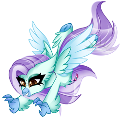 Size: 3033x2986 | Tagged: safe, artist:nekomellow, imported from derpibooru, oc, oc only, oc:ocean breeze (savygriffs), classical hippogriff, hippogriff, claws, flying, hippogriff oc, simple background, solo, spread wings, transparent background, wings