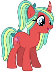 Size: 1144x1503 | Tagged: safe, artist:starryoak, imported from derpibooru, lily lightly, pony, unicorn, curved horn, female, horn, simple background, solo, transparent background