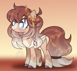 Size: 1280x1184 | Tagged: safe, artist:emperor-anri, imported from derpibooru, oc, oc only, pegasus, pony, ahoge, bandage, bandaid, braid, coat markings, colored hooves, ear piercing, earring, eye clipping through hair, eyelashes, female, folded wings, freckles, hoof polish, jewelry, mare, pegasus oc, piercing, smiling, socks (coat markings), standing, white pupils, wings