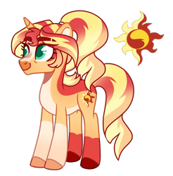 Size: 1154x1174 | Tagged: safe, artist:twilightpriincess, imported from derpibooru, sunset shimmer, pony, alternate design, simple background, solo, transparent background