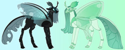 Size: 1280x519 | Tagged: safe, artist:s0ftserve, imported from derpibooru, queen chrysalis, changeling, solo