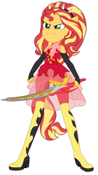 Size: 1900x3390 | Tagged: safe, artist:gmaplay, imported from derpibooru, sunset shimmer, cheer you on, equestria girls, equestria girls series, spoiler:eqg series (season 2), simple background, solo, transparent background