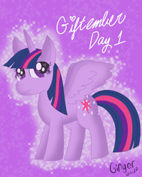 Size: 4000x5000 | Tagged: safe, artist:gingerdemonkitten666, imported from derpibooru, twilight sparkle, alicorn, pony, absurd resolution, female, giftember, mare, no more ponies at source, solo, twilight sparkle (alicorn)