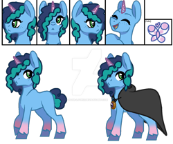 Size: 1280x1071 | Tagged: safe, artist:hate-love12, imported from derpibooru, pony, unicorn, base used, cloak, clothes, g5, misty brightdawn, simple background, solo, transparent background