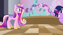 Size: 1280x720 | Tagged: safe, imported from derpibooru, princess cadance, twilight sparkle, a canterlot wedding, female, filly, filly twilight sparkle, foal, it came from youtube, old video, sunshine sunshine, younger, youtube link