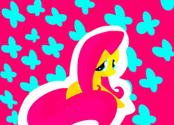 Size: 1500x1080 | Tagged: safe, artist:andromedasparkz, imported from derpibooru, fluttershy, pegasus, female, mare, solo