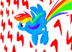 Size: 1500x1080 | Tagged: safe, artist:andromedasparkz, imported from derpibooru, rainbow dash, pegasus, female, mare, solo