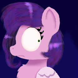 Size: 937x937 | Tagged: safe, artist:professorventurer, imported from derpibooru, pipp petals, pegasus, pony, adorapipp, bust, cute, female, fluffy, g5, lineless, looking back, mare, there was an attempt