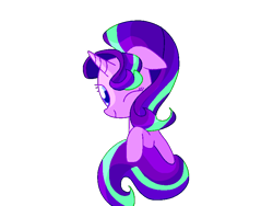 Size: 800x600 | Tagged: safe, artist:andromedasparkz, imported from derpibooru, starlight glimmer, pony, unicorn, female, mare, one eye closed, simple background, solo, transparent background, wink