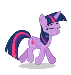 Size: 5352x5634 | Tagged: safe, artist:gypsykumquat, imported from derpibooru, twilight sparkle, alicorn, inkscape, smiling, trotting, twilight sparkle (alicorn), vector