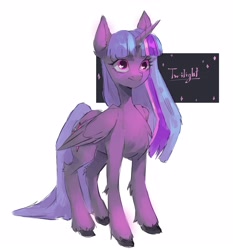 Size: 2850x3053 | Tagged: safe, artist:haku nichiya, imported from derpibooru, twilight sparkle, alicorn, pony, simple background, solo, twilight sparkle (alicorn), white background