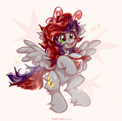 Size: 4443x4400 | Tagged: safe, artist:vanilla-chan, imported from derpibooru, oc, oc only, oc:evening prose, pegasus, pony, belly, belly button, candy, candy cane, christmas, cookie, cookie jar, female, food, freckles, hearth's warming, hearth's warming eve, holiday, jewelry, mare, necklace, pearl necklace, solo