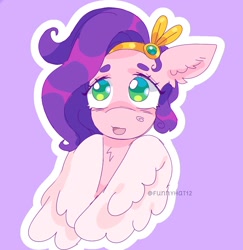 Size: 1460x1500 | Tagged: safe, artist:funnyhat12, imported from derpibooru, pipp petals, pegasus, pony, adorapipp, cute, female, g5, solo